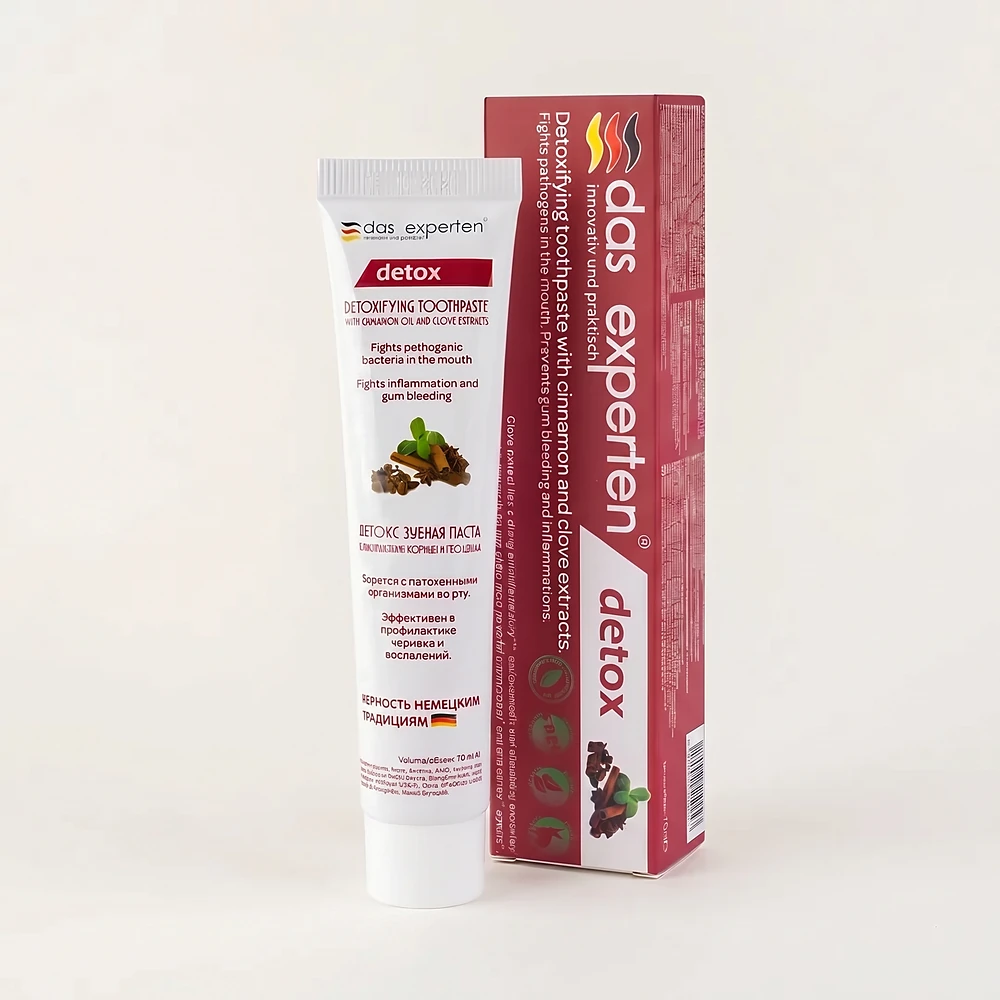 Dentifrice à la cannelle et au clou de girofle Das Experten detox