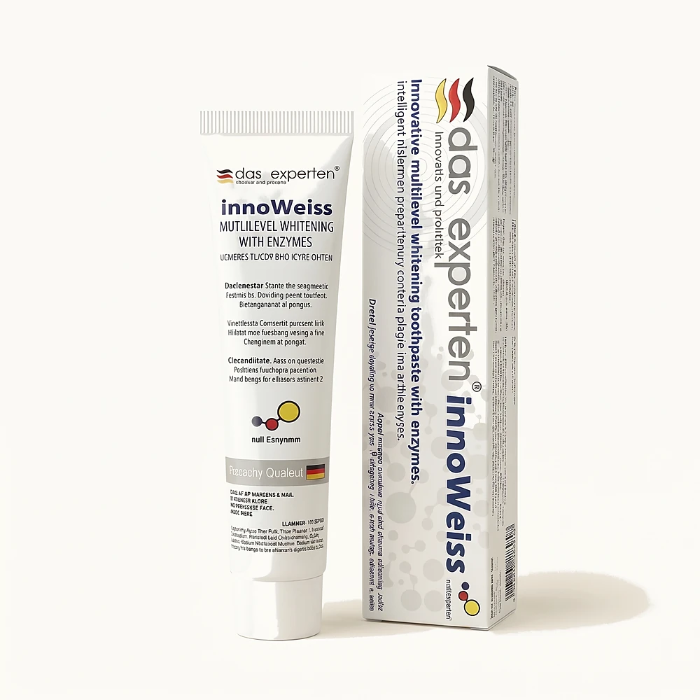 Dentifrice de blanchiment enzymatique Das Experten innoWeiss